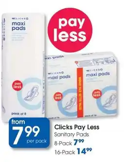 Clicks Clicks Pay Less offer