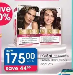 Clicks L'Oréal Excellence Creme Hair Colour Products offer