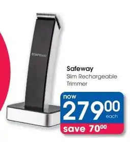 Clicks Safeway Slim Rechargeable Trimmer offer