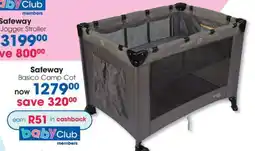 Clicks Safeway Basico Camp Cot offer