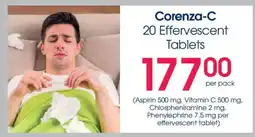 Clicks Corenza-C 20 Effervescent Tablets offer