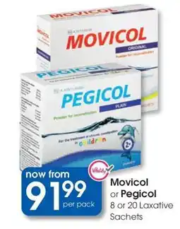 Clicks Movicol or Pegicol offer