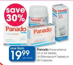 Clicks Panado Paracetamol offer