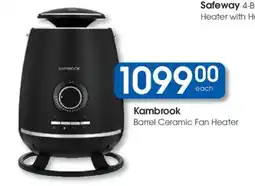 Clicks Kambrook Barrel Ceramic Fan Heater offer