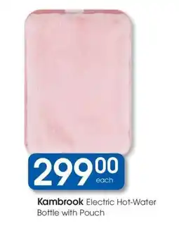 Clicks Kambrook Electric Hot-Water Bottle with Pouch offer