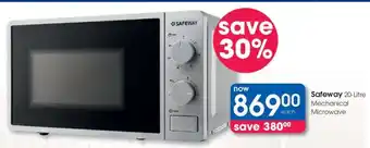 Clicks Safeway 20-Litre Mechanical Microwave offer