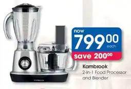 Clicks Kambrook 2-in-1 Food Processor and Blender offer