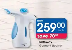 Clicks Safeway Garment Steamer offer