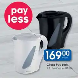 Clicks Clicks Pay Less offer