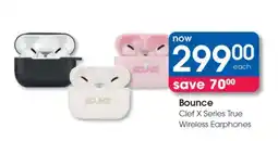 Clicks Bounce Clef X Series True Wireless Earphones offer