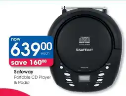 Clicks Safeway Portable CD Player & Radio offer