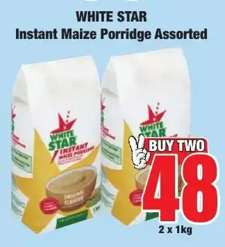 Boxer Superstores White Star Instant Maize Porridge Assorted offer