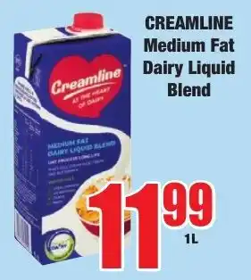 Boxer Superstores Creamline Medium Fat Dairy Liquid Blend offer