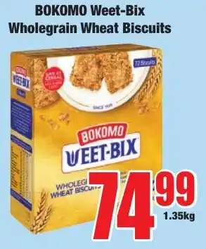 Boxer Superstores Bokomo Weet-Bix Wholegrain Wheat Biscuits offer