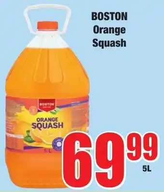 Boxer Superstores Boston Orange Squash offer