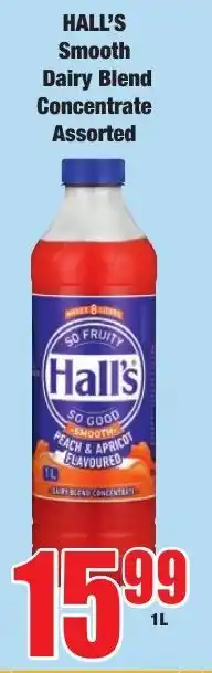 Boxer Superstores Hall's Smooth Dairy Blend Concentrate Assorted offer