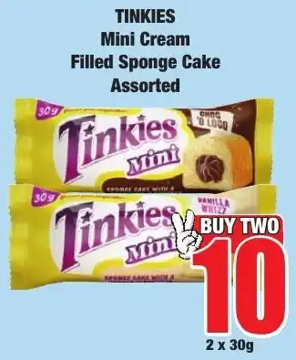 Boxer Superstores Tinkies Mini Cream Filled Sponge Cake Assorted offer