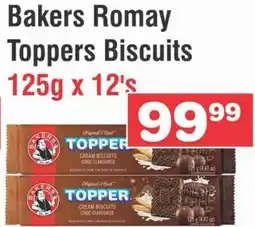 Advance Cash n Carry Bakers Romay Toppers Biscuits offer