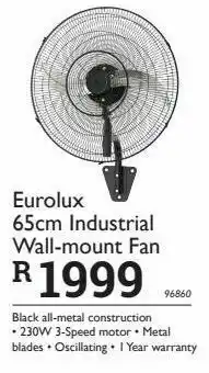 Eurolux Industrial fan eurolux offer