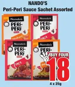 Boxer Superstores Nando's Peri-Peri Sauce Sachet Assorted offer