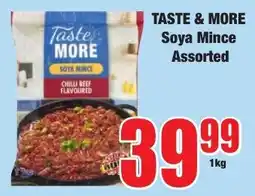 Boxer Superstores Tastes & More Soya Mince Assorted offer