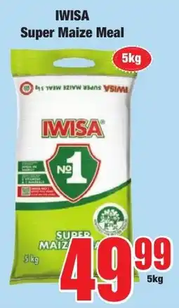 Boxer Superstores Iwisa Super Maize Meal offer