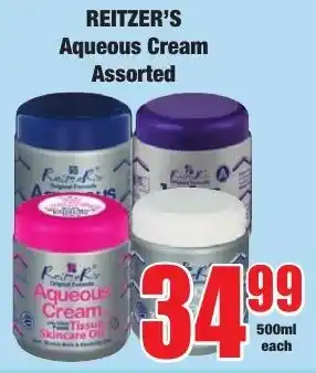 Boxer Superstores Reitzer's Aqueous Cream Assorted offer