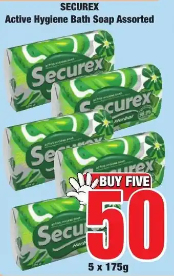 Boxer Superstores Securex Active Hygiene Bath Soap Assorted offer