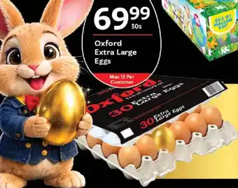 Oxford Freshmarket Oxford Extra Large Eggs offer