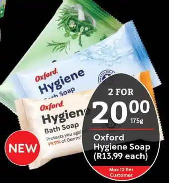 Oxford Freshmarket Oxford Hygiene Soap offer