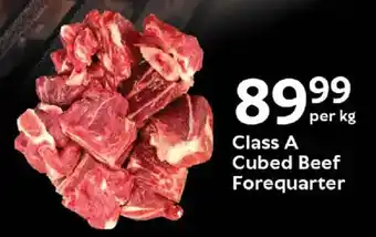 Oxford Freshmarket Class A Cubed Beef Forequarter offer
