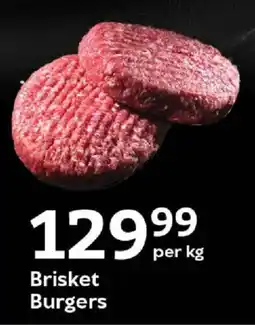 Oxford Freshmarket Brisket Burgers offer