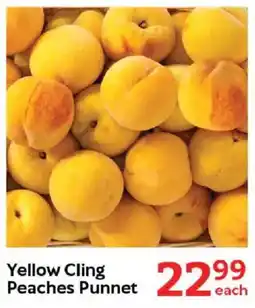 Oxford Freshmarket Yellow Cling Peaches Punnet offer