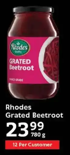 Oxford Freshmarket Rhodes Grated Beetroot offer