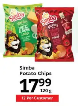 Oxford Freshmarket Simba Potato Chips offer