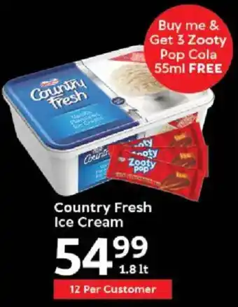 Oxford Freshmarket Country Fresh Ice Cream offer