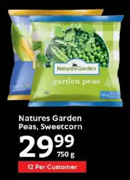 Oxford Freshmarket Nature's Garden Peas, Sweetcorn offer