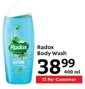 Oxford Freshmarket Radox Body Wash offer