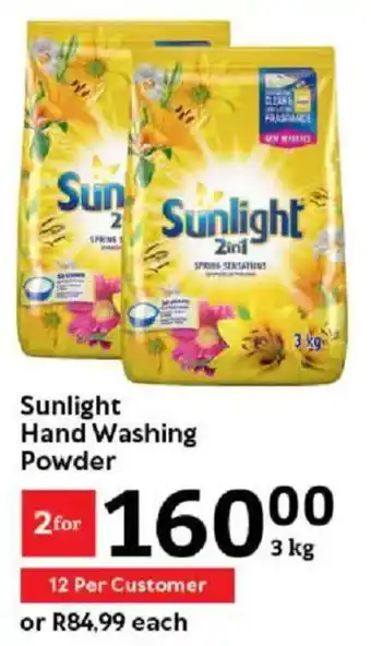 Oxford Freshmarket Sunlight Hand Washing Powder offer