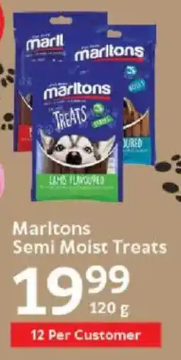 Oxford Freshmarket Marltons Semi Moist Treats offer