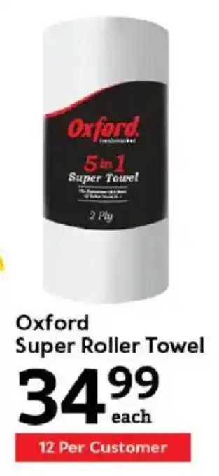 Oxford Freshmarket Oxford Super Roller Towel offer