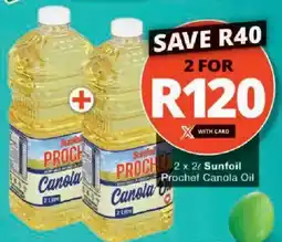 Checkers Sunfoil Prochef Canola Oil offer