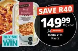Checkers Bella Vita Pasta offer