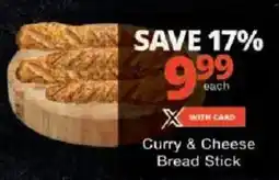 Checkers Curry & Cheese Bread Stick offer