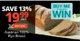 Checkers Austrian 100% Rye Bread offer