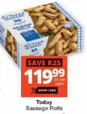 Checkers Today Sausage Rolls offer