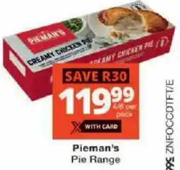 Checkers Pieman's Pie Range offer