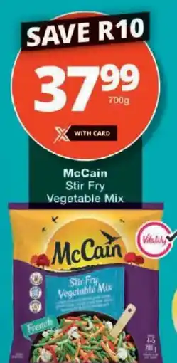 Checkers McCain Stir Fry Vegetable Mix offer