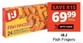 Checkers I&J Fish Fingers offer