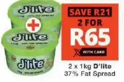 Checkers D'lite 37% Fat Spread offer